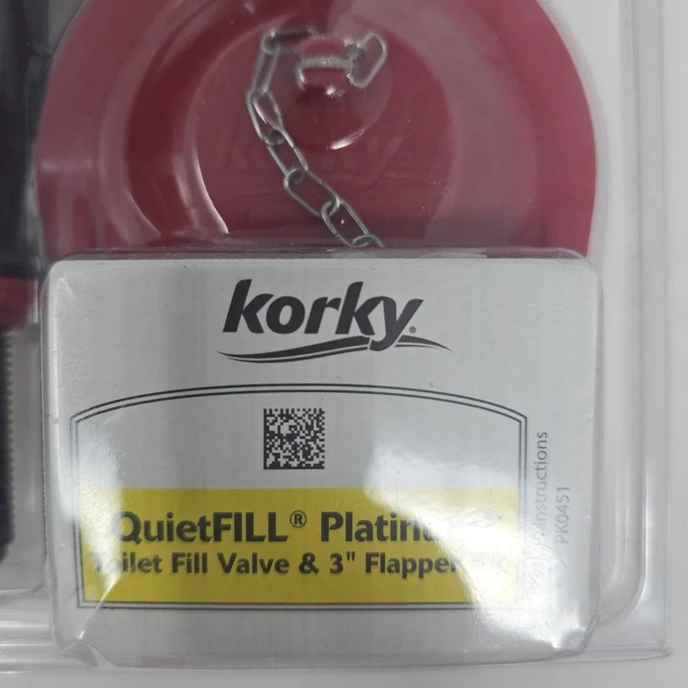 Korky 830MP QuietFill Platinum Complete Flush Valve & Flapper Repair Kit
